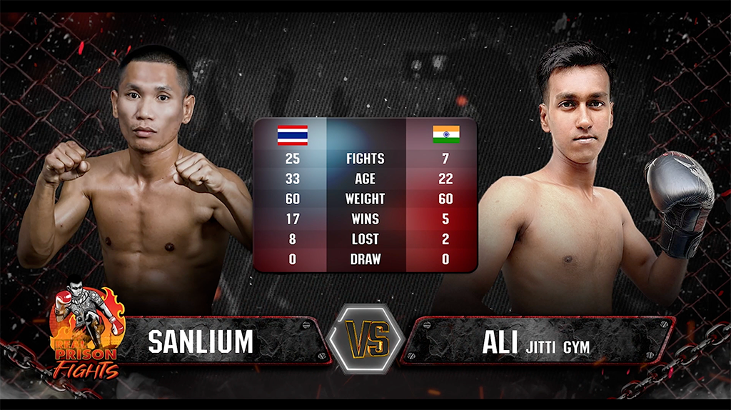 Real Prison Fights at Kao Prik Prison,Korat March 30, 2023 SanLium VS Ali Jitti Gym [India]