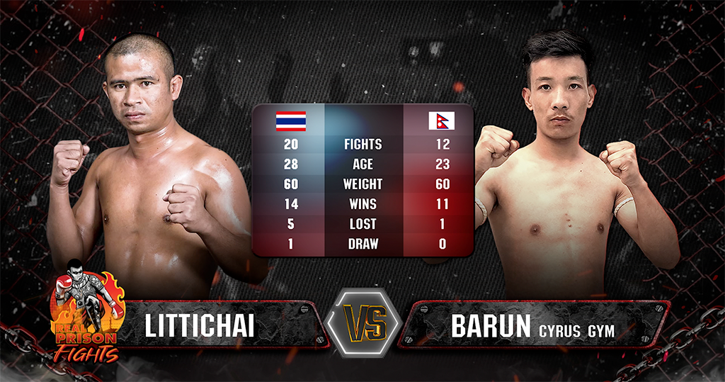Real Prison Fights at Kao Prik Prison,Korat March 30, 2023 LITTICHAI VS BARUN Cyrus Gym [Nepal]